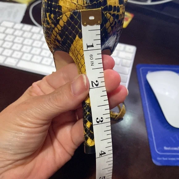 Nine West, Snakeskin print Strappy Heels - Picture 12 of 12